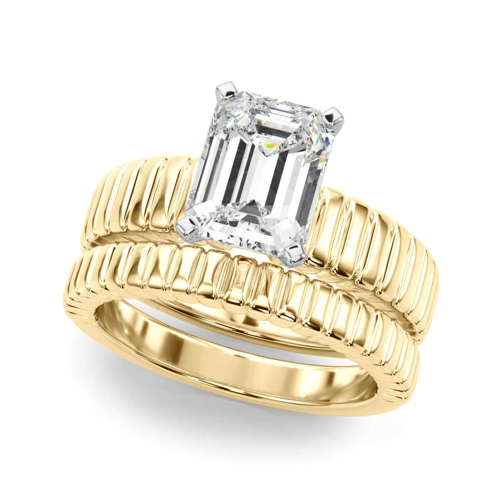 Exquisite Solitaire Round Diamond Engagement Ring in 10K/14K gold and platinum with certified lab-grown or natural diamonds