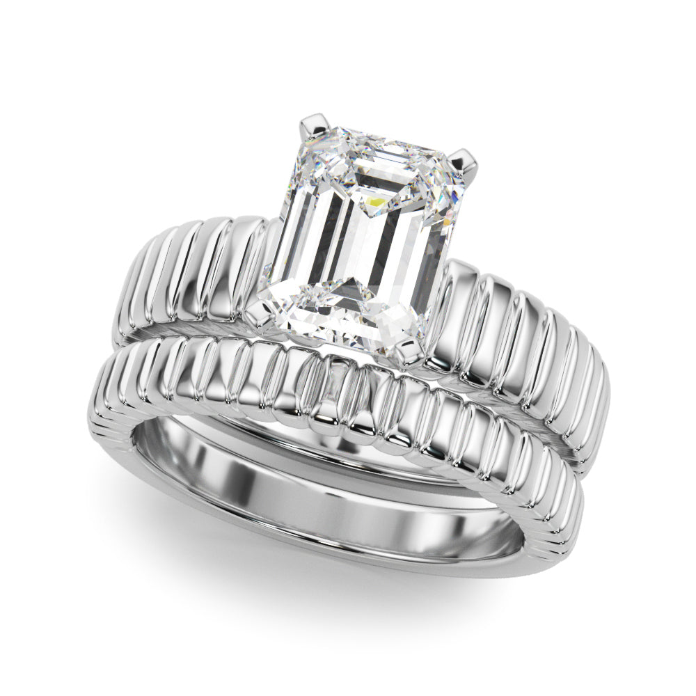 Exquisite Solitaire Round Diamond Engagement Ring in 10K/14K gold and platinum with certified lab-grown or natural diamonds