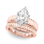Exquisite Solitaire Round Diamond Engagement Ring in 10K/14K gold and platinum with certified lab-grown or natural diamonds