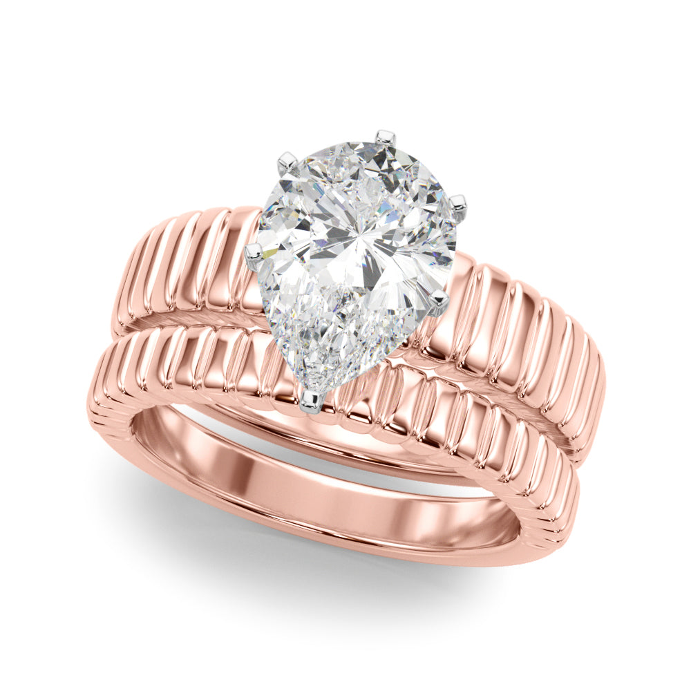 Exquisite Solitaire Round Diamond Engagement Ring in 10K/14K gold and platinum with certified lab-grown or natural diamonds