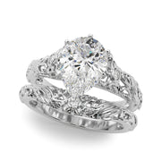 Splendid Center Round Diamond Engagement Ring in 10K/14K gold and platinum with certified lab-grown or natural diamonds