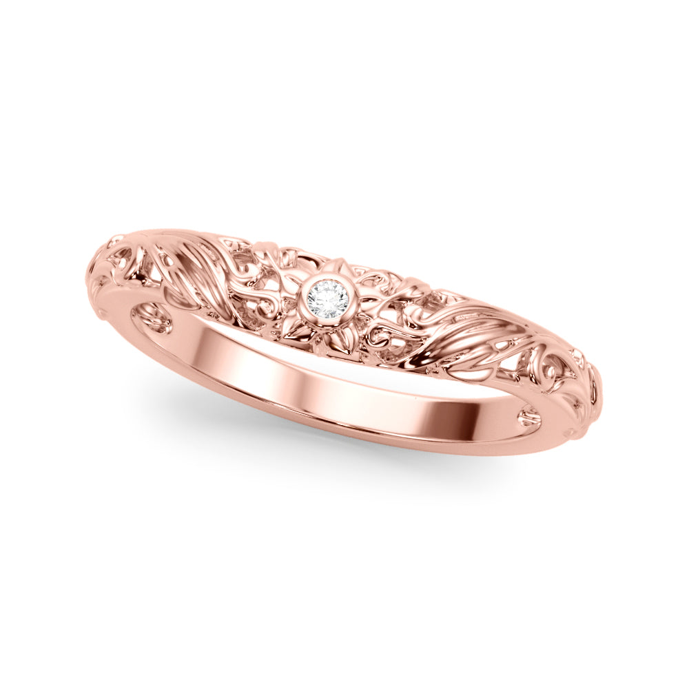 Diamond Half Eternity Ring in Gold & Platinum