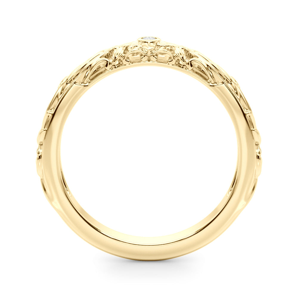Diamond Half Eternity Ring in Gold & Platinum