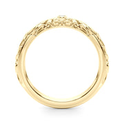 Diamond Half Eternity Ring in Gold & Platinum