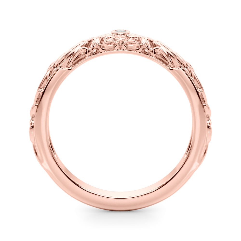 Diamond Half Eternity Ring in Gold & Platinum