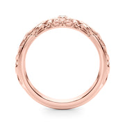 Diamond Half Eternity Ring in Gold & Platinum
