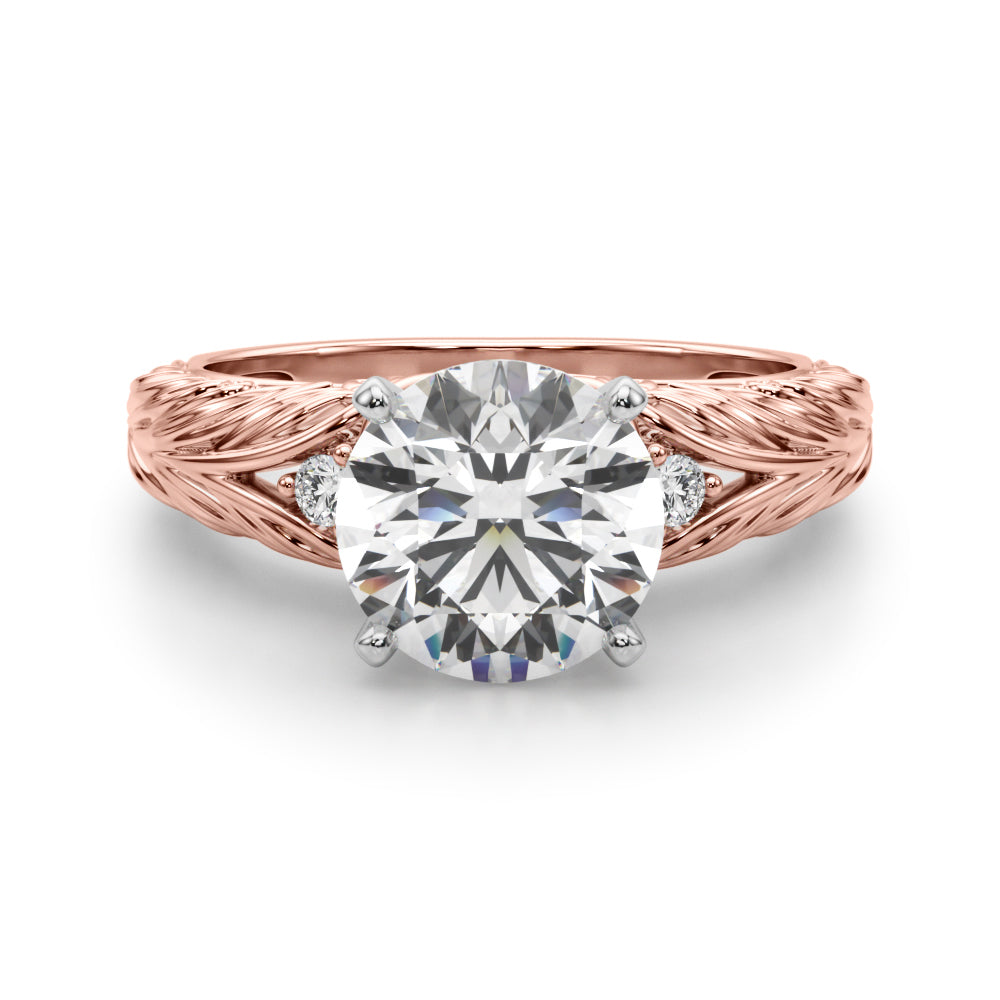Pristine Center Oval Diamond Engagement Ring â€” 10K/14K Gold & Platinum