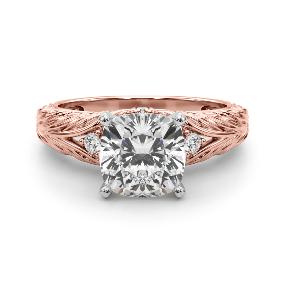 Pristine Center Oval Diamond Engagement Ring â€” 10K/14K Gold & Platinum