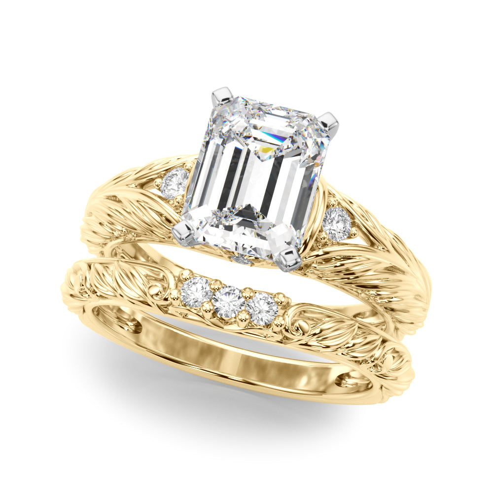 Pristine Center Oval Diamond Engagement Ring â€” 10K/14K Gold & Platinum