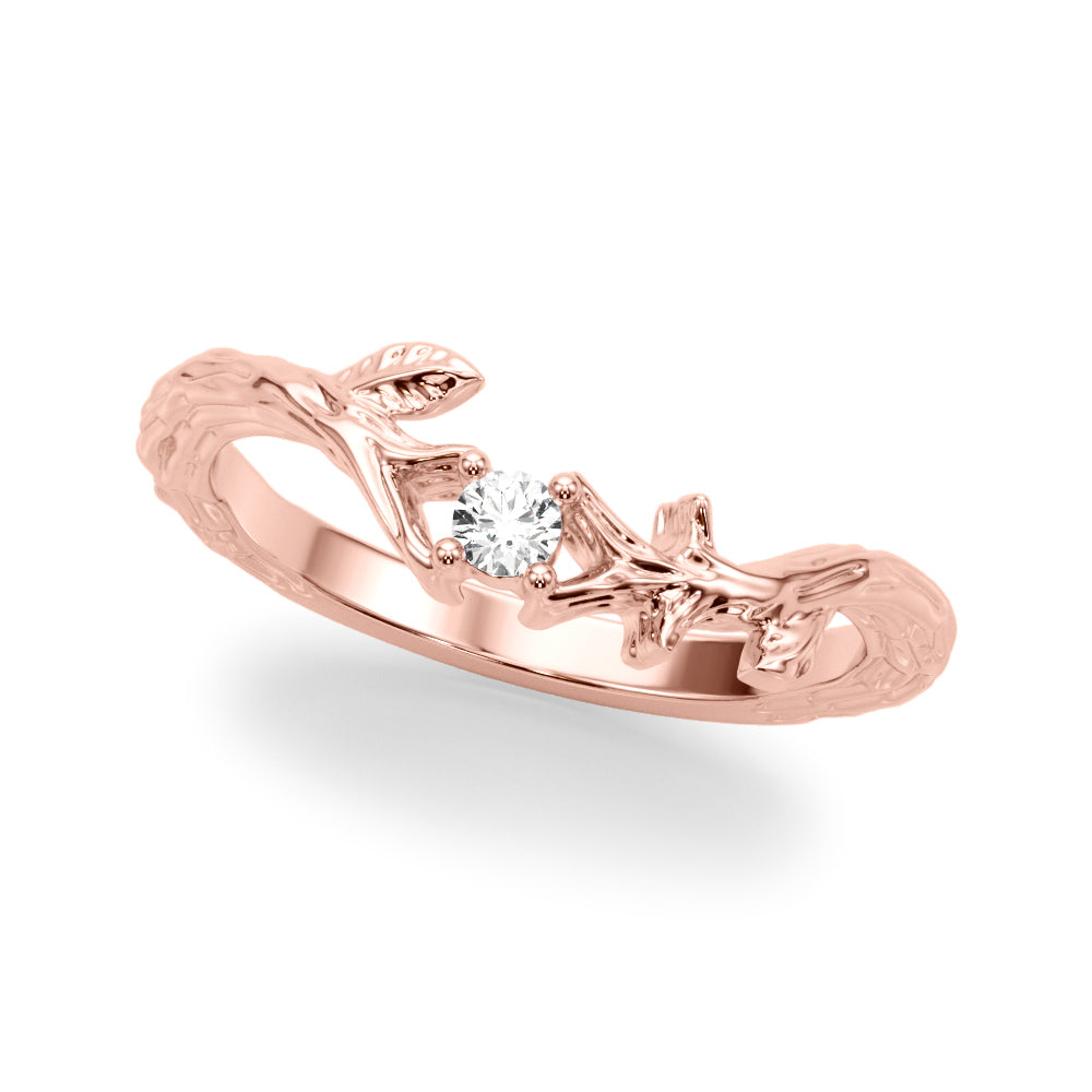 Diamond Half Eternity Ring in Gold & Platinum