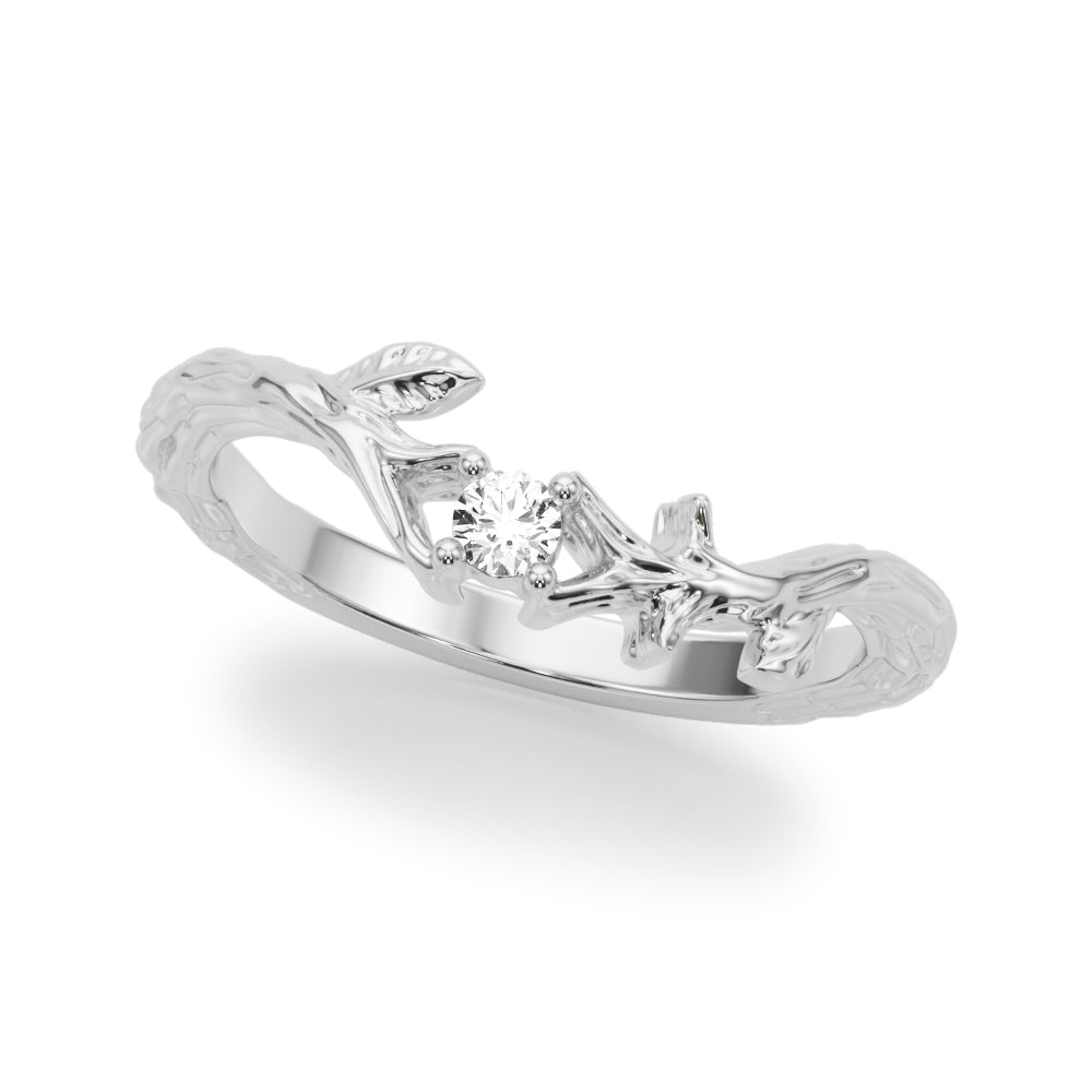 Diamond Half Eternity Ring in Gold & Platinum