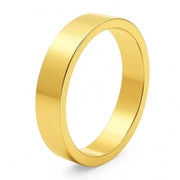 Flat Shape Plain Wedding Band for Women in 10K/14K gold and platinum with certified lab-grown or natural diamonds