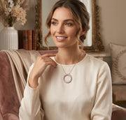 Diamond Circle of Life Pendant Without Chain in 10K/14K gold and platinum with certified lab-grown or natural diamonds