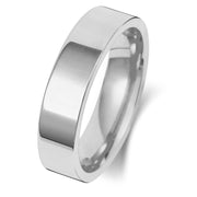 Flat Court Shape Plain Wedding Band for Women in 10K/14K gold and platinum with certified lab-grown or natural diamonds