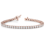 Luxury Round Cut 2.50Ct to 8.00Ct Lab Grown Diamond Tennis Bracelet in Gold & in 10K/14K gold and platinum with certified lab-grown or natural diamonds