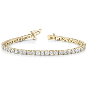 Luxury Round Cut 2.50Ct to 8.00Ct Lab Grown Diamond Tennis Bracelet in Gold & in 10K/14K gold and platinum with certified lab-grown or natural diamonds