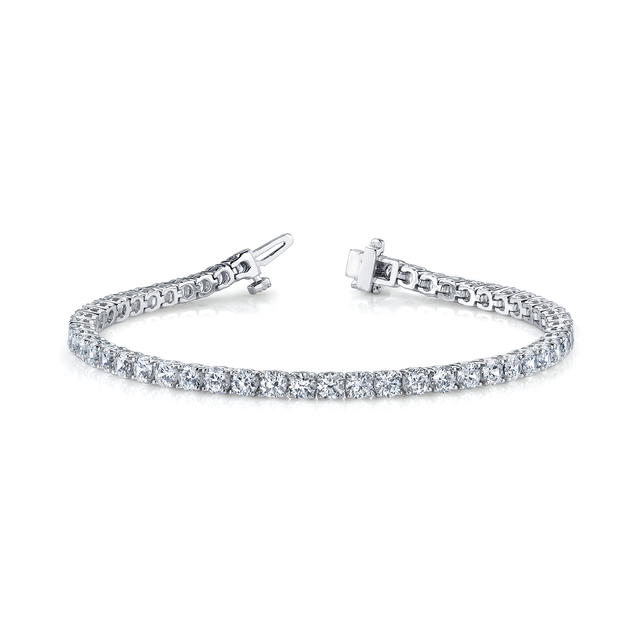 8.00ct Lab Grown Diamond Tennis Bracelet | 10K & 14K Gold, Platinum