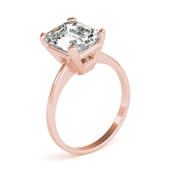 Signature Color Rings Emerald Diamond Engagement Ring in 10K/14K gold and platinum with certified lab-grown or natural diamonds