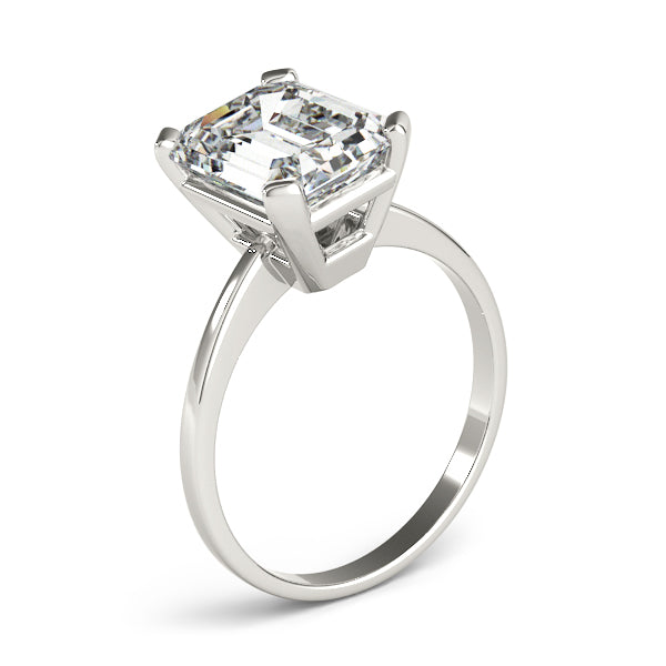 Signature Color Rings Emerald Diamond Engagement Ring in 10K/14K gold and platinum with certified lab-grown or natural diamonds
