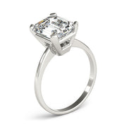 Signature Color Rings Emerald Diamond Engagement Ring in 10K/14K gold and platinum with certified lab-grown or natural diamonds