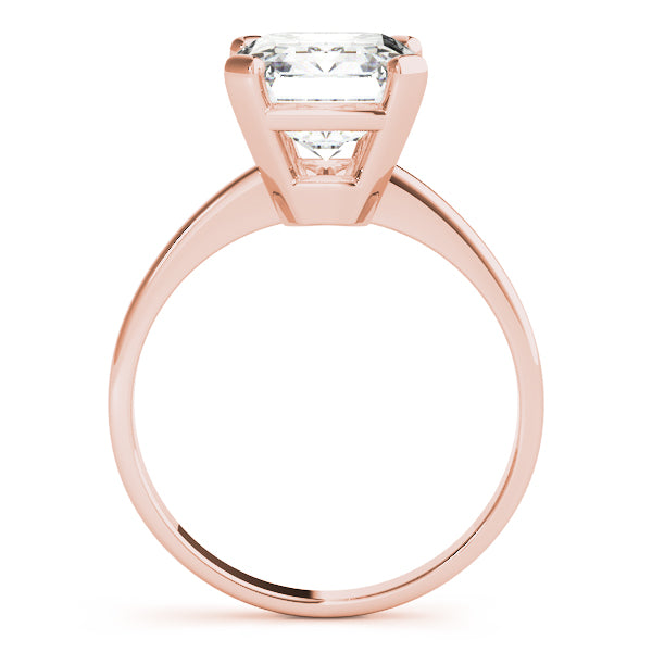 Signature Color Rings Emerald Diamond Engagement Ring in 10K/14K gold and platinum with certified lab-grown or natural diamonds