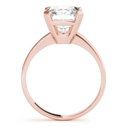 Signature Color Rings Emerald Diamond Engagement Ring in 10K/14K gold and platinum with certified lab-grown or natural diamonds