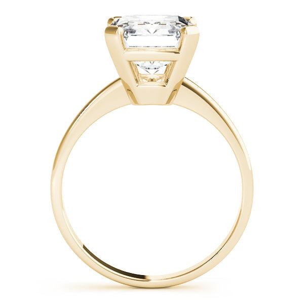 Signature Color Rings Emerald Diamond Engagement Ring in 10K/14K gold and platinum with certified lab-grown or natural diamonds