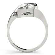 Artisan Solitaires Any Shape Round Diamond Engagement Ring in 10K/14K gold and platinum with certified lab-grown or natural diamonds