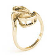 Artisan Solitaires Any Shape Round Diamond Engagement Ring in 10K/14K gold and platinum with certified lab-grown or natural diamonds