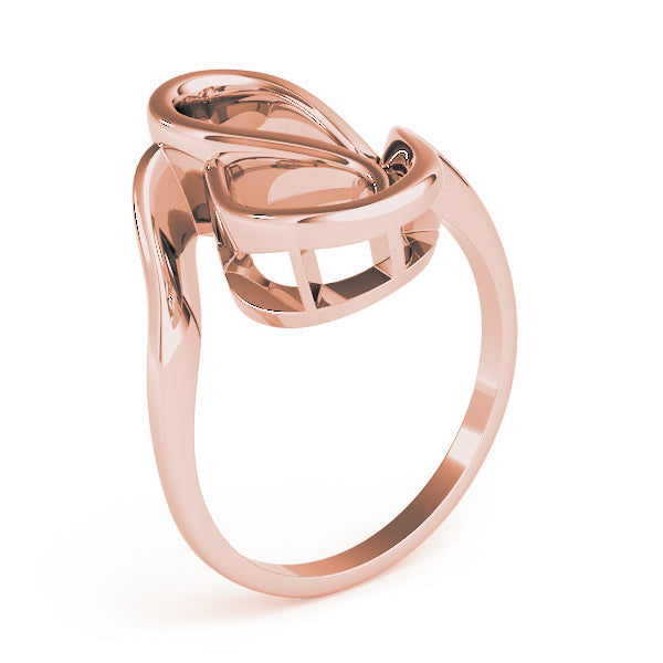 Artisan Solitaires Any Shape Round Diamond Engagement Ring in 10K/14K gold and platinum with certified lab-grown or natural diamonds