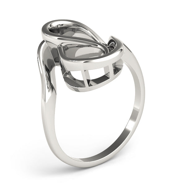Artisan Solitaires Any Shape Round Diamond Engagement Ring in 10K/14K gold and platinum with certified lab-grown or natural diamonds