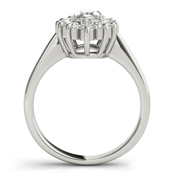 Sophisticated Color Rings Marquise Diamond Engagement Ring in 10K/14K gold and platinum with certified lab-grown or natural diamonds