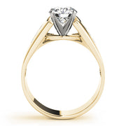 Pristine Remounts Round Diamond Engagement Ring in 10K/14K gold and platinum with certified lab-grown or natural diamonds
