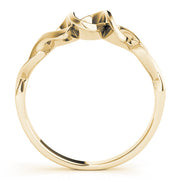 Classic Solitaires Any Shape Round Diamond Engagement Ring in 10K/14K gold and platinum with certified lab-grown or natural diamonds