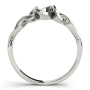 Classic Solitaires Any Shape Round Diamond Engagement Ring in 10K/14K gold and platinum with certified lab-grown or natural diamonds