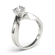 Celestial Solitaires Any Shape Round Diamond Engagement Ring in 10K/14K gold and platinum with certified lab-grown or natural diamonds