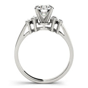 Pristine Fancy Shape Remounts Marquise Diamond Engagement Ring in 10K/14K gold and platinum with certified lab-grown or natural diamonds