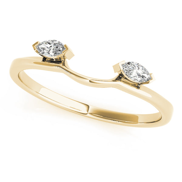 Wraps & Insert Half Eternity Ring in 10K/14K gold and platinum with certified lab-grown or natural diamonds