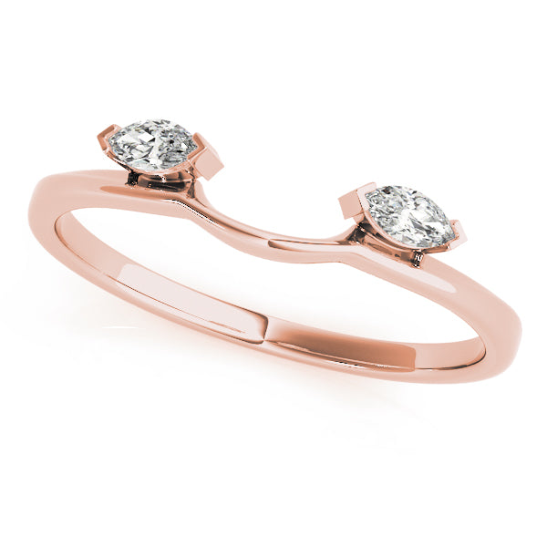 Wraps & Insert Half Eternity Ring in Gold & Platinum