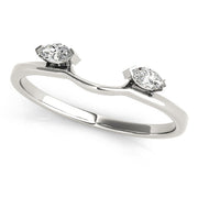 Wraps & Insert Half Eternity Ring in Gold & Platinum