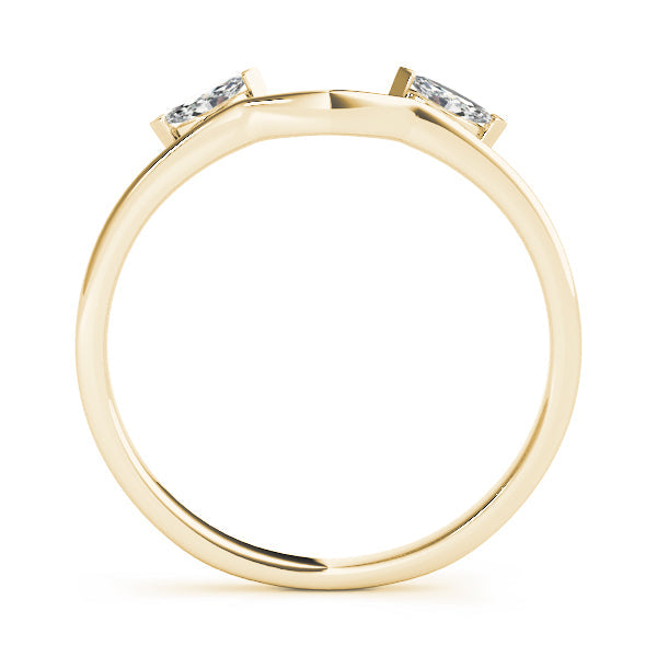 Wraps & Insert Half Eternity Ring in Gold & Platinum