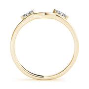 Wraps & Insert Half Eternity Ring in Gold & Platinum