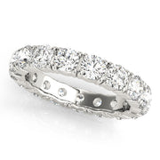 Diamond Full Eternity Ring in Gold & Platinum