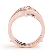 Channel Set Wraps & Inserts Half Eternity Ring in Gold & Platinum
