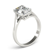 Iconic Color Rings Emerald Diamond Engagement Ring in 10K/14K gold and platinum with certified lab-grown or natural diamonds