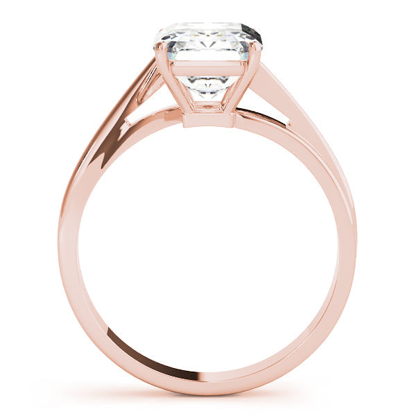 Iconic Color Rings Emerald Diamond Engagement Ring in 10K/14K gold and platinum with certified lab-grown or natural diamonds