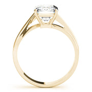 Iconic Color Rings Emerald Diamond Engagement Ring in 10K/14K gold and platinum with certified lab-grown or natural diamonds