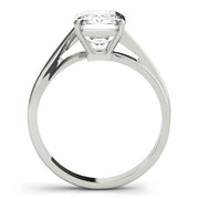 Iconic Color Rings Emerald Diamond Engagement Ring in 10K/14K gold and platinum with certified lab-grown or natural diamonds