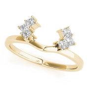 Wraps & Inserts Half Eternity Ring in 10K/14K gold and platinum with certified lab-grown or natural diamonds