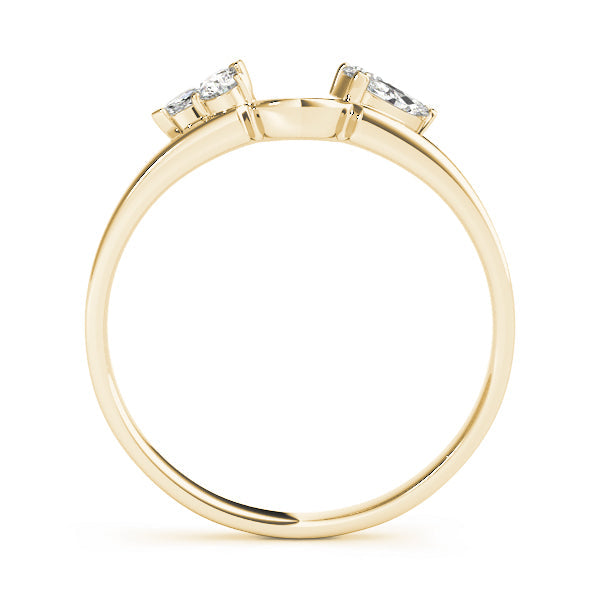 Wraps & Insert Half Eternity Ring in Gold & Platinum